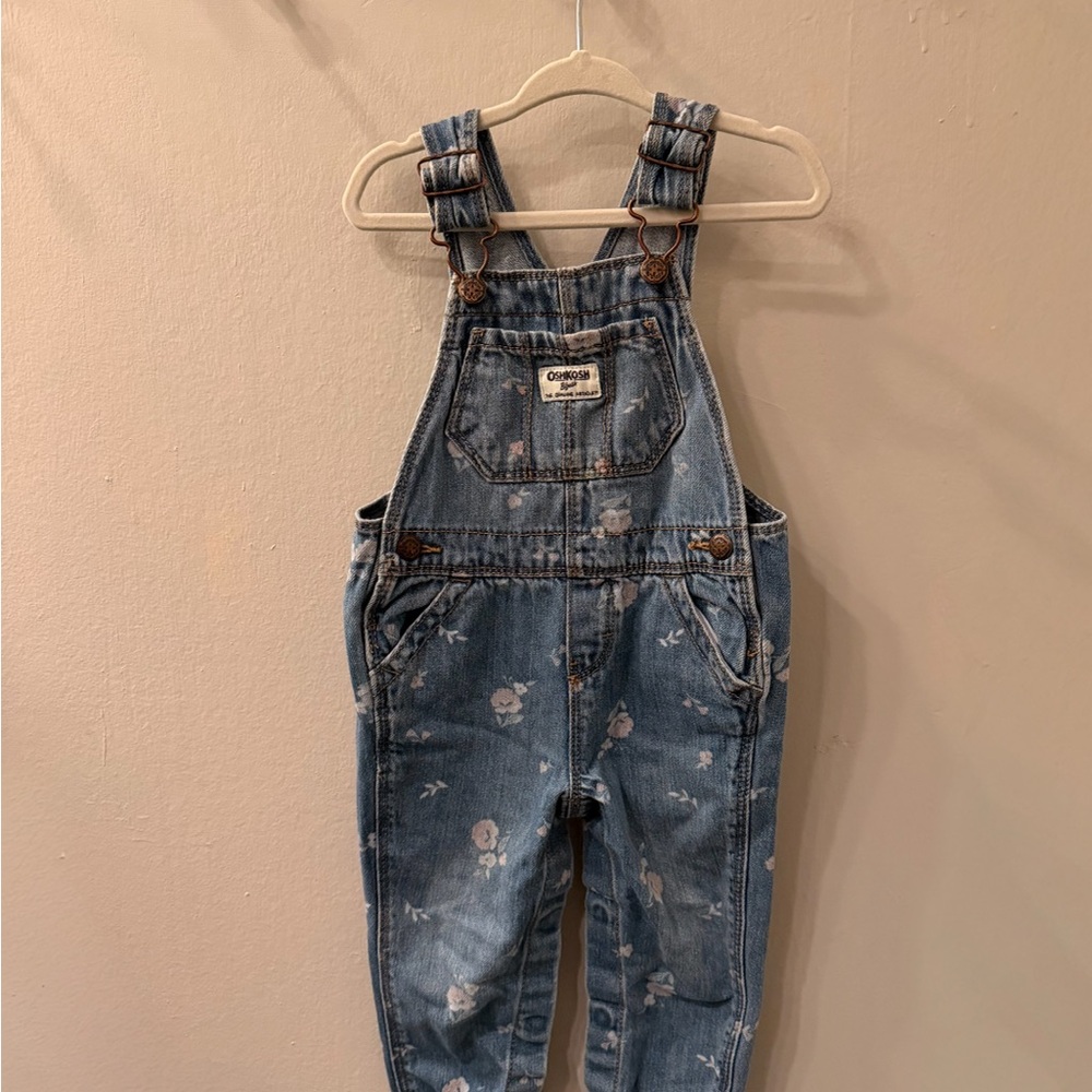 OshKosh B'gosh Floral Overalls